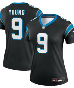 Women's Carolina Panthers Bryce Young Black Legend Player Performance Top JS1574 nicesnker