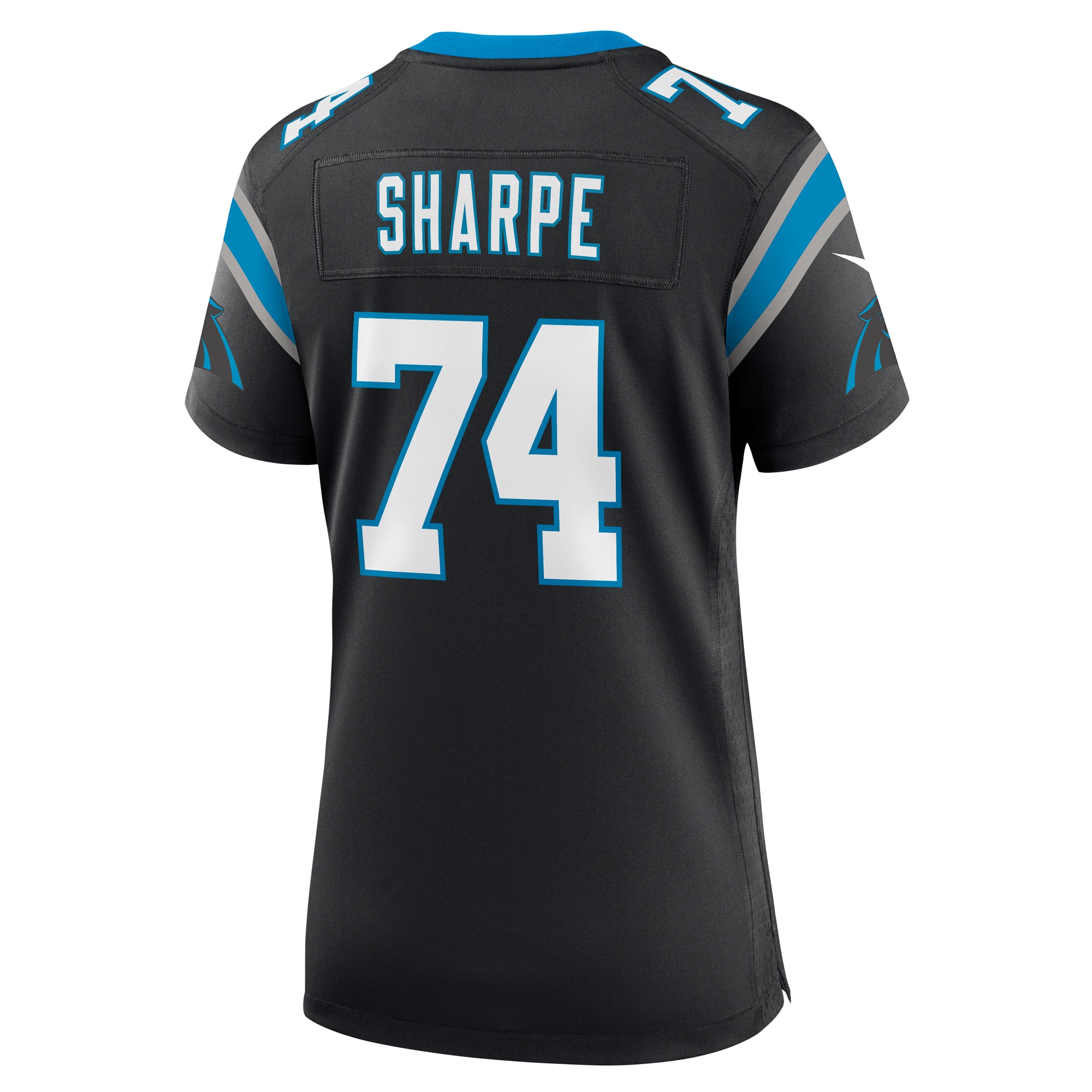 Women's Carolina Panthers David Sharpe Black Team Game Jersey JS8741 nicesnker - Image 3