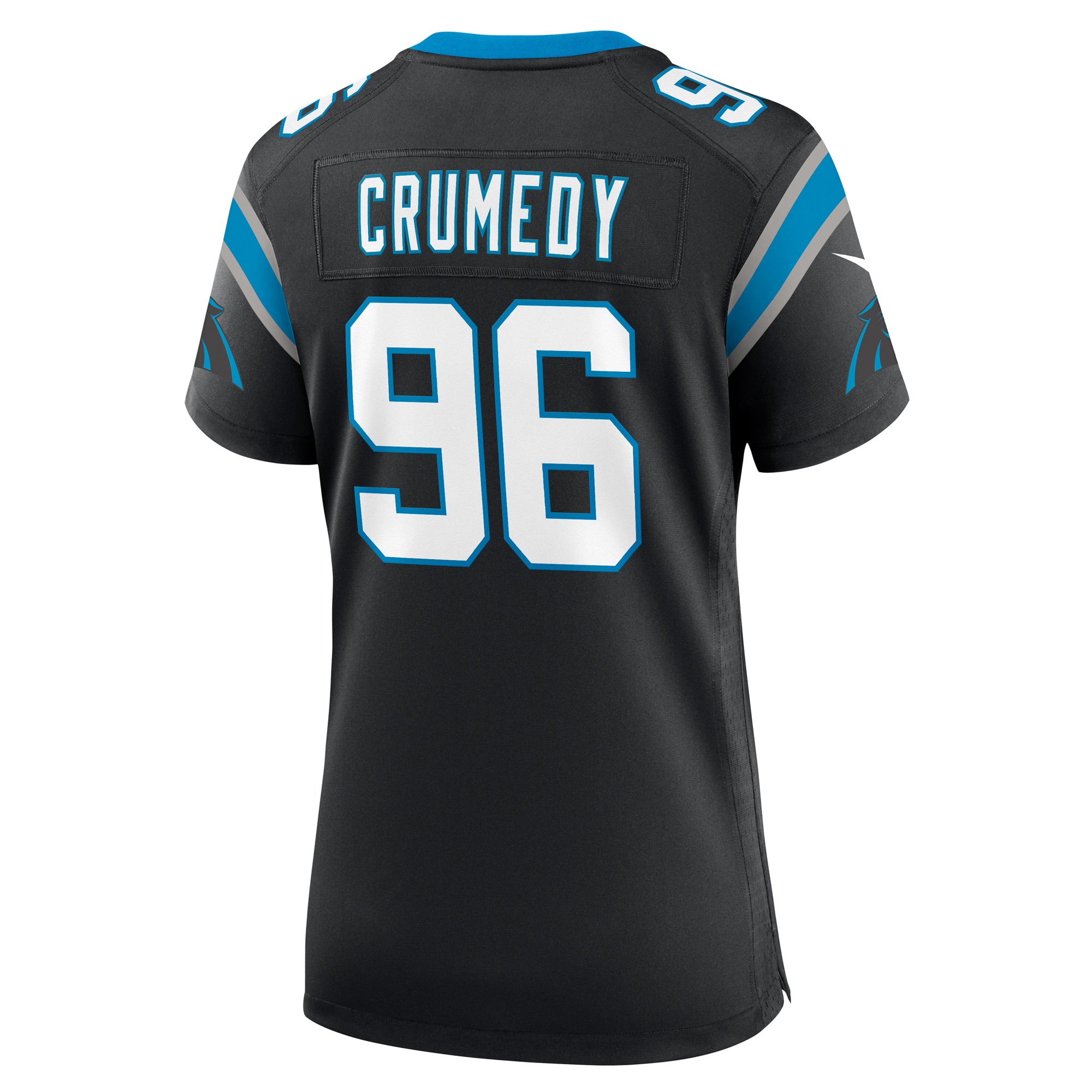Women's Carolina Panthers Jaden Crumedy Black Game Jersey JS8753 nicesnker - Image 3