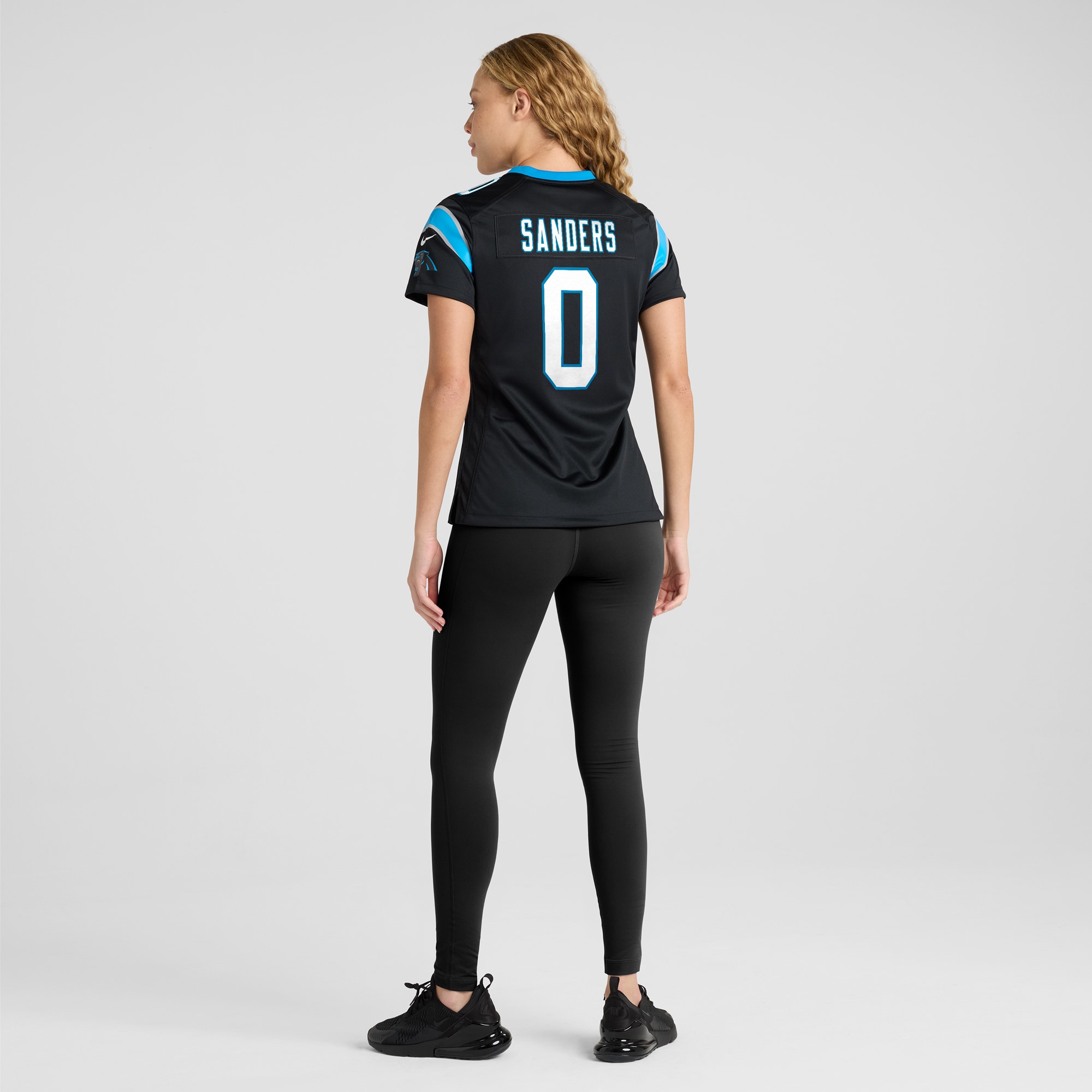 Women's Carolina Panthers Ja'Tavion Sanders Black Game Jersey JS8313 nicesnker - Image 5