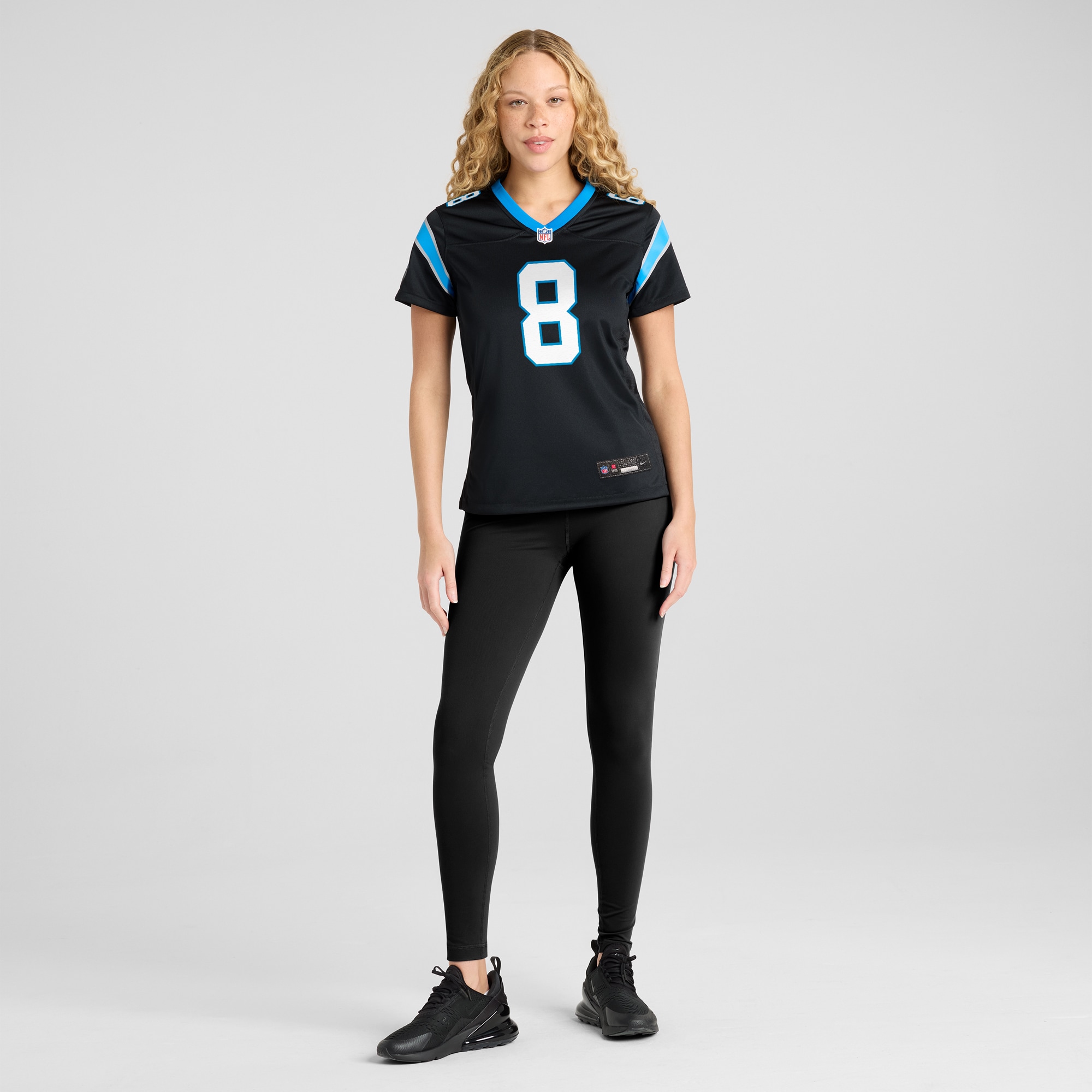 Women's Carolina Panthers Jaycee Horn Black Player Jersey JS3812 nicesnker - Image 4