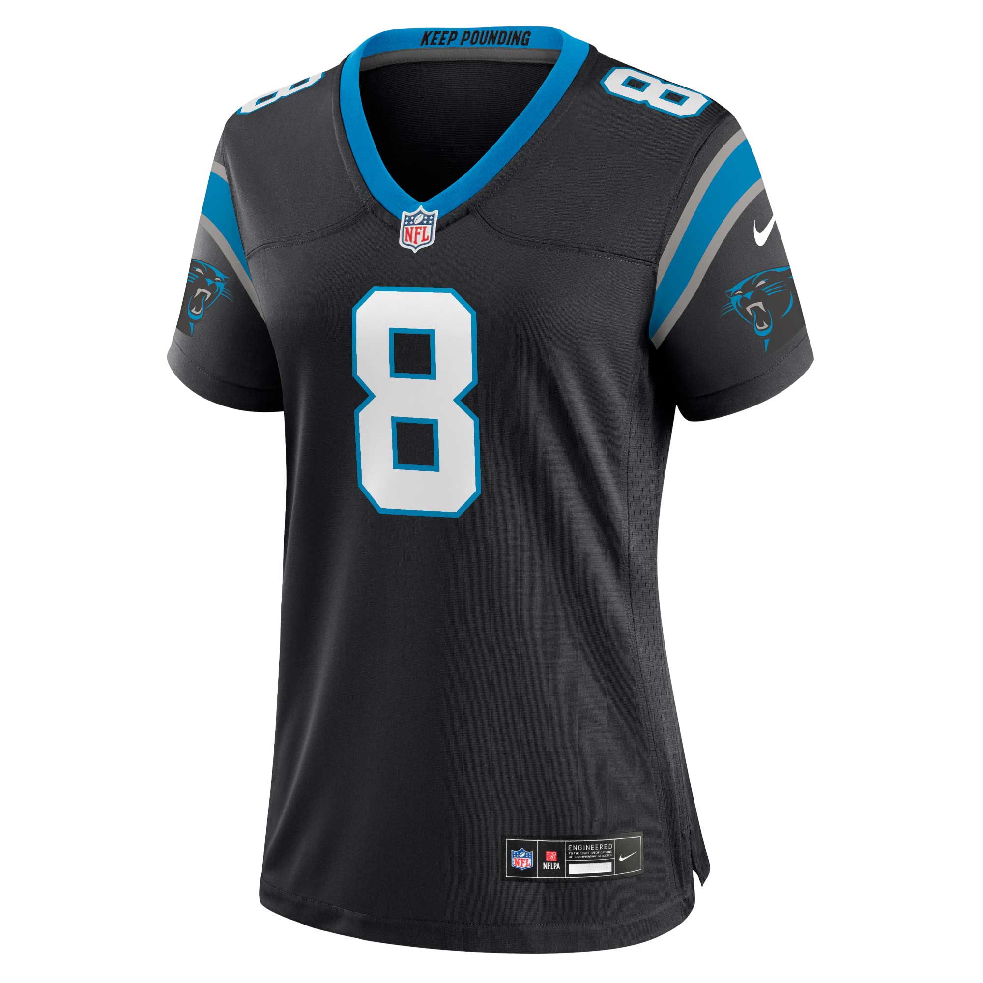 Women's Carolina Panthers Jaycee Horn Black Player Jersey JS3812 nicesnker - Image 2