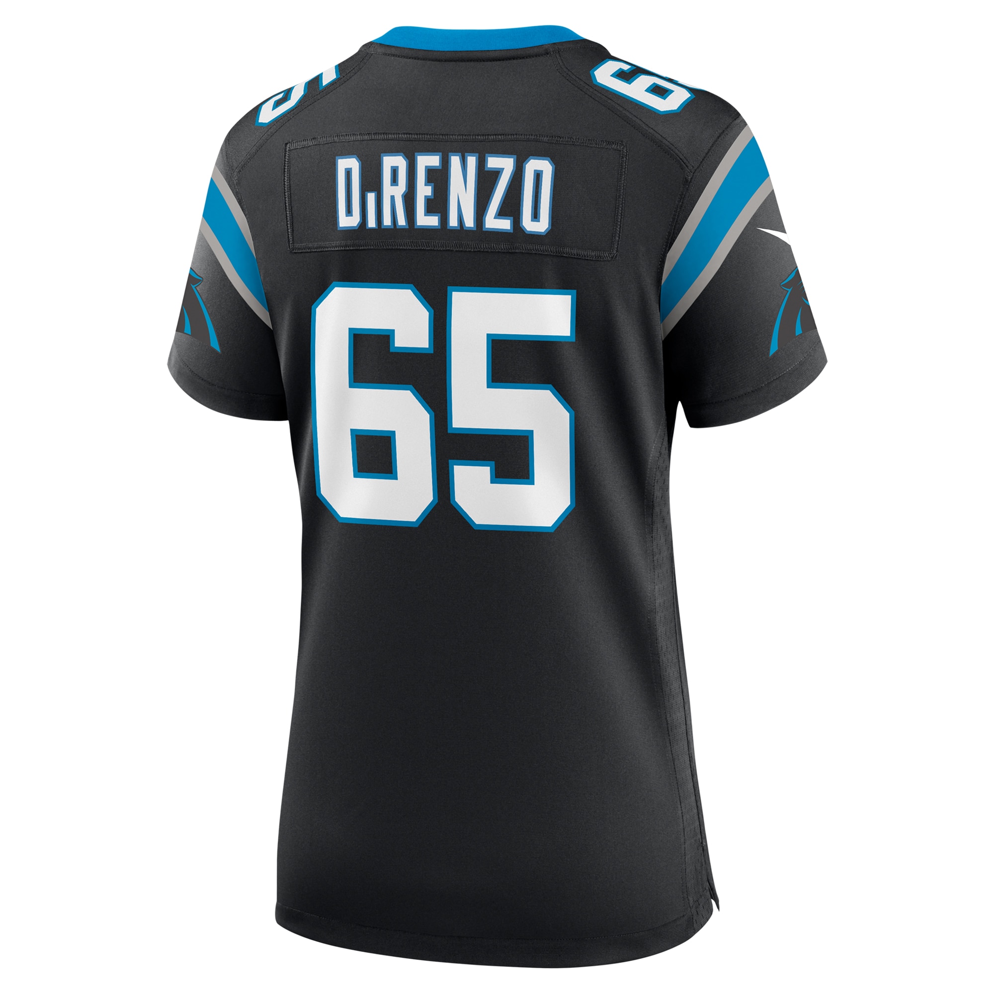 Women's Carolina Panthers J.D. DiRenzo Black Game Jersey JS4050 nicesnker - Image 3