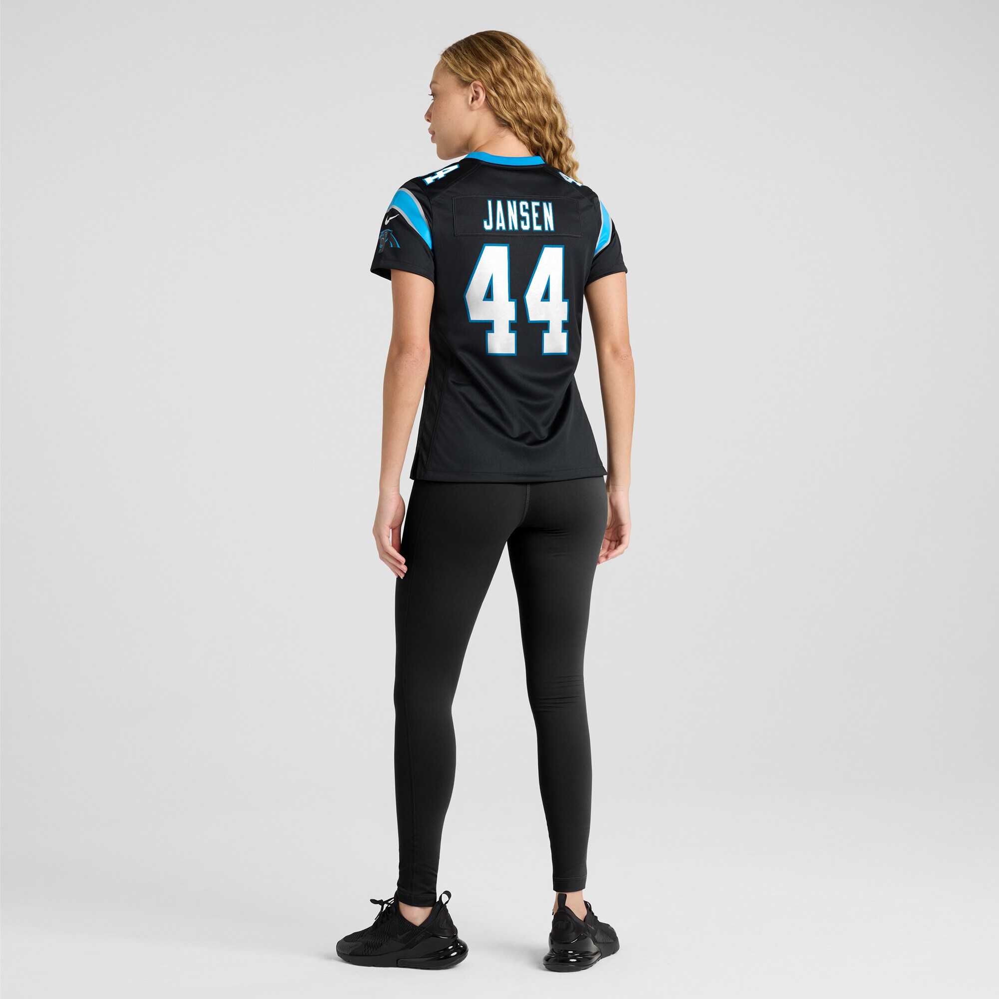 Women's Carolina Panthers J.J. Jansen Black Team Game Jersey JS7287 nicesnker - Image 5