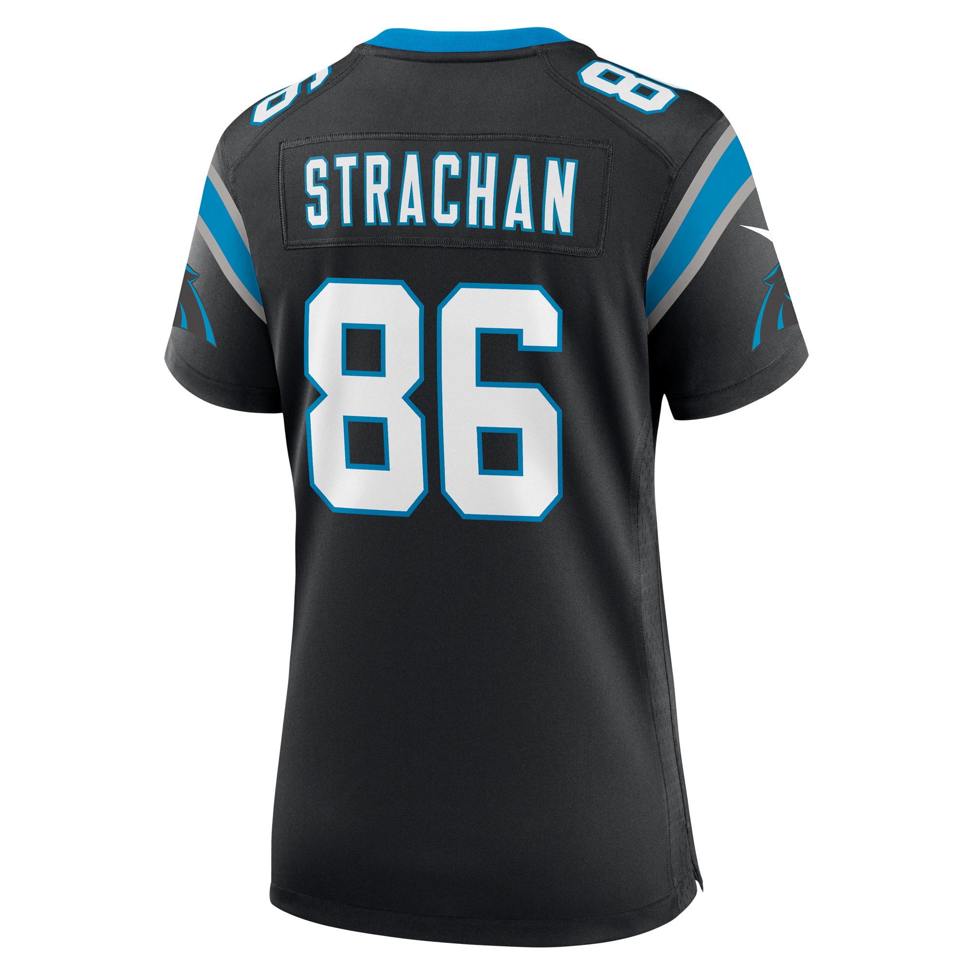 Women's Carolina Panthers Mike Strachan Black Game Jersey JS4663 nicesnker - Image 3
