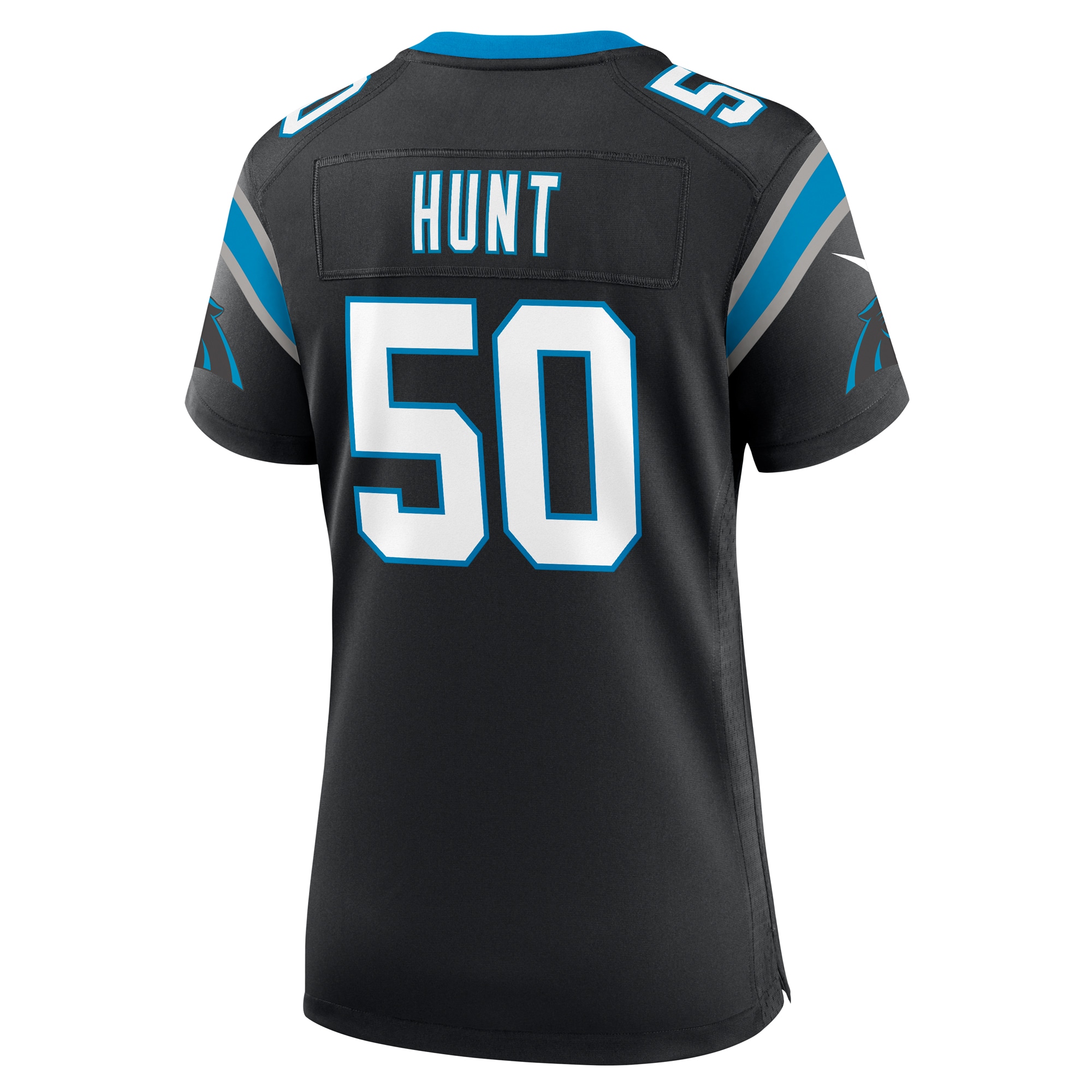 Women's Carolina Panthers Robert Hunt Black Game Jersey JS8971 nicesnker - Image 3