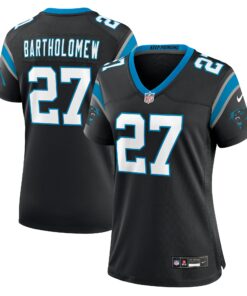 Women's Carolina Panthers Shemar Bartholomew Black Game Jersey JS4784 nicesnker