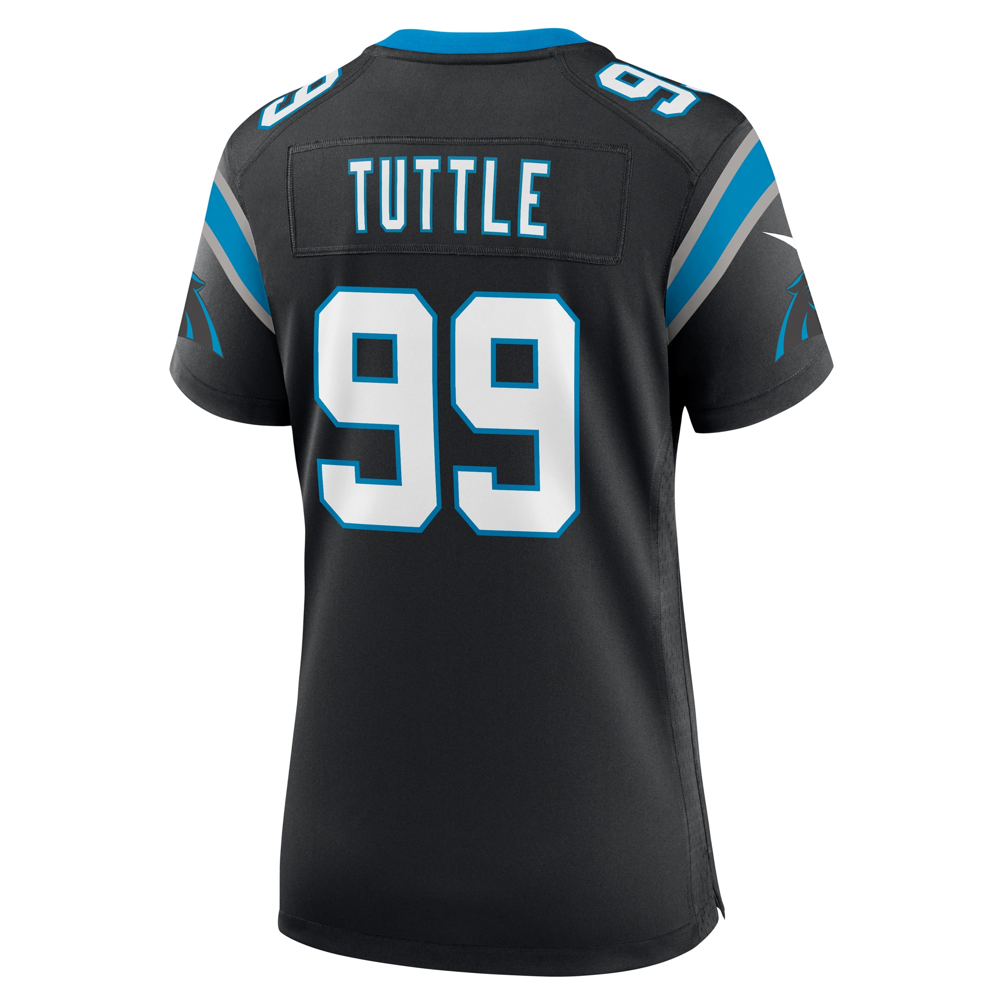 Women's Carolina Panthers Shy Tuttle Black Game Player Jersey JS3650 nicesnker - Image 3
