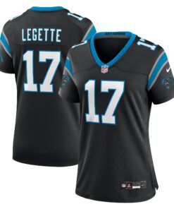 Women's Carolina Panthers Xavier Legette Black Game Jersey JS5160 nicesnker