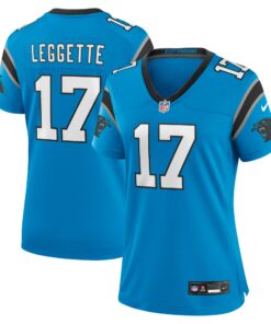 Women's Carolina Panthers Xavier Legette Blue Alternate Game Jersey JS6144 nicesnker