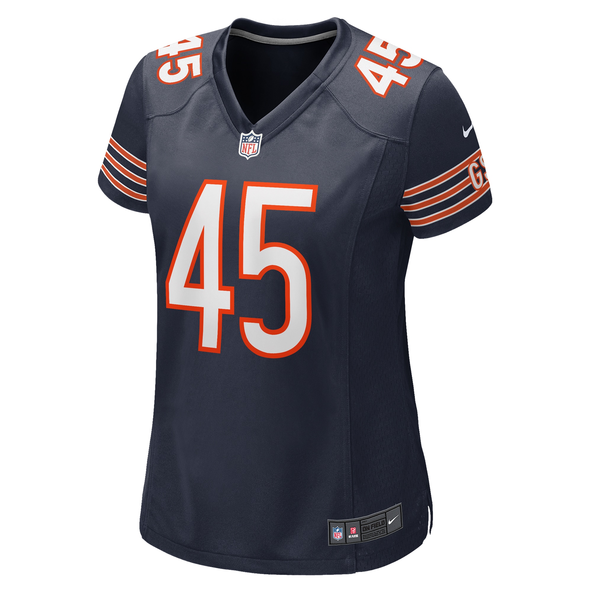 Women's Chicago Bears Amen Ogbongbemiga Navy Game Jersey JS7881 nicesnker - Image 2