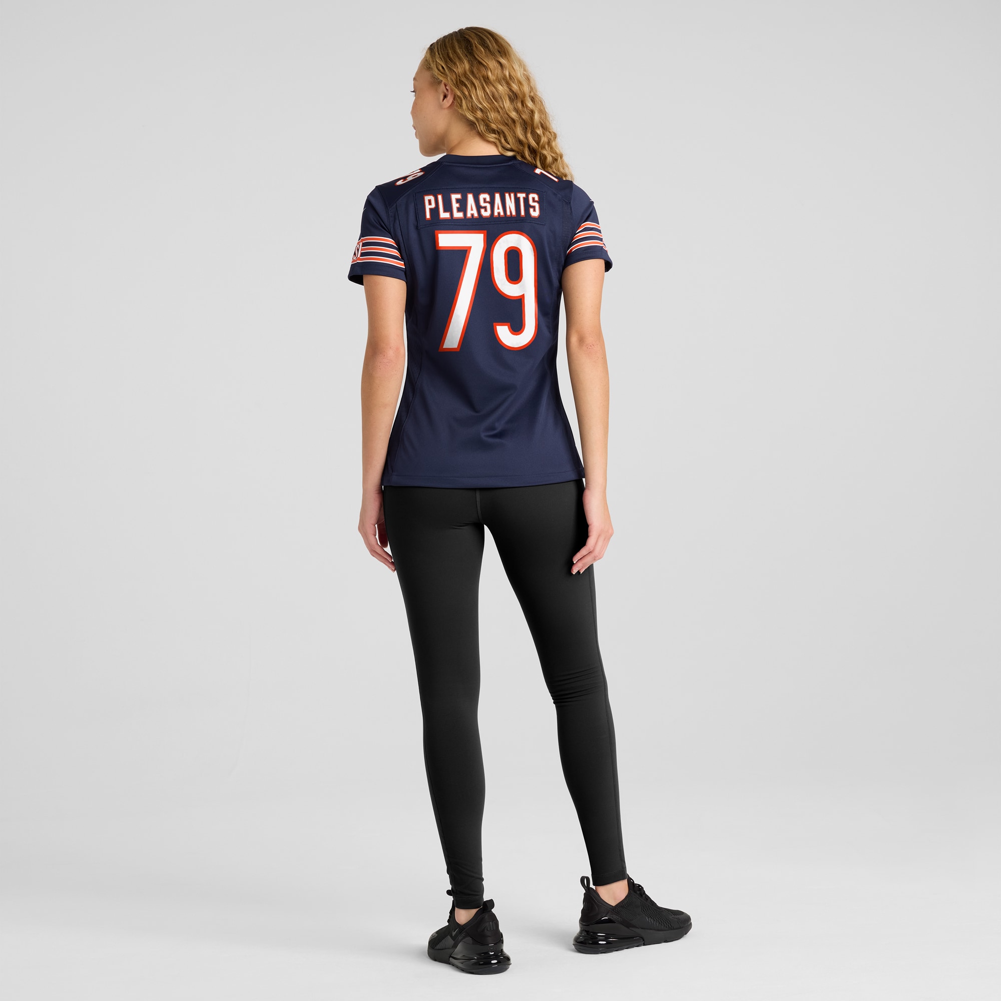 Women's Chicago Bears Austen Pleasants Navy Game Jersey JS5678 nicesnker - Image 5