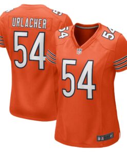 Women's Chicago Bears Brian Urlacher Orange Retired Player Jersey JS8518 nicesnker