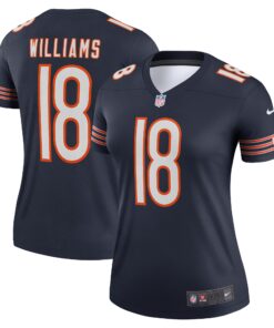 Women's Chicago Bears Caleb Williams Navy Legend Player Performance Top JS4115 nicesnker
