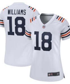 Women's Chicago Bears Caleb Williams White 2nd Alternate Game Player Jersey JS9264 nicesnker