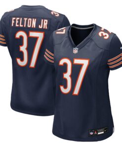 Women's Chicago Bears Demetric Felton Jr. Navy Team Game Jersey JS5269 nicesnker