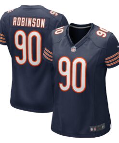 Women's Chicago Bears Dominique Robinson Navy Game Jersey JS4644 nicesnker