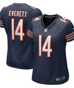 Women's Chicago Bears Gerald Everett Navy Game Jersey JS3849 nicesnker