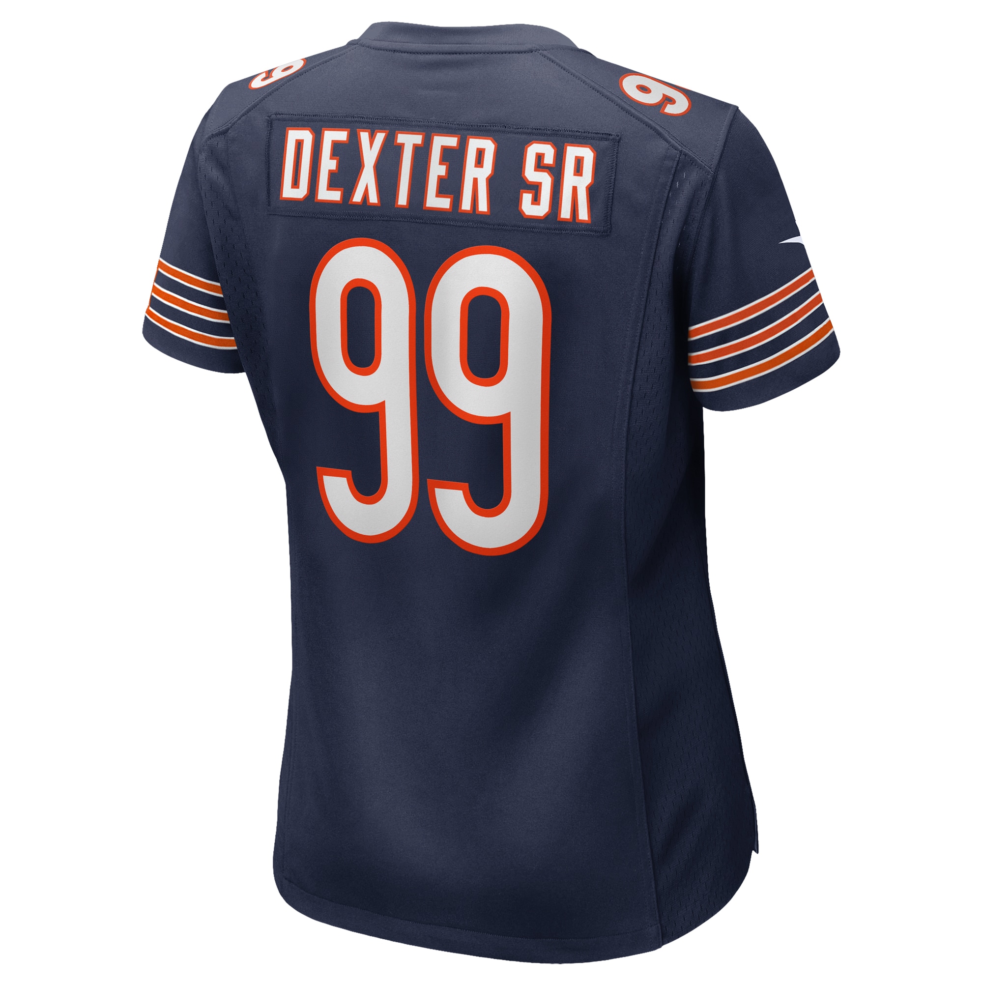 Women's Chicago Bears Gervon Dexter Sr. Navy Game Jersey JS6772 nicesnker - Image 3