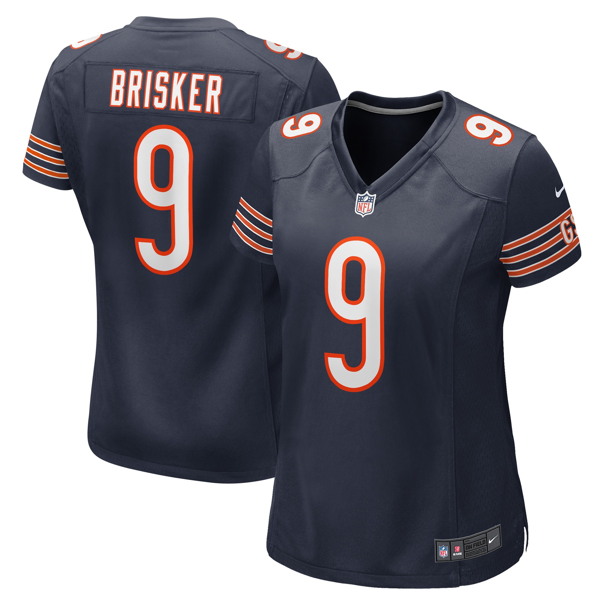 Women's Chicago Bears Jaquan Brisker Navy Game Player Jersey JS4664 nicesnker