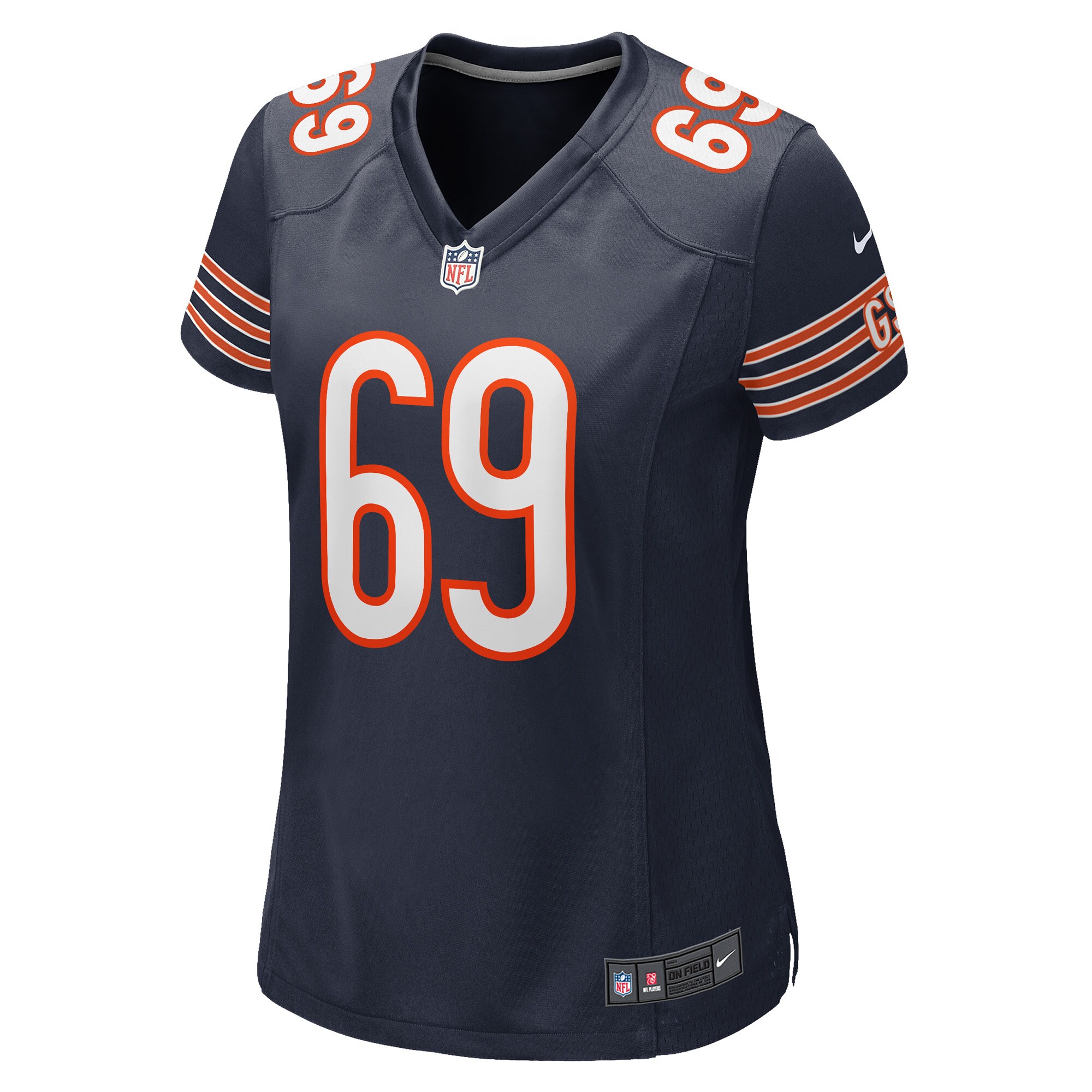 Women's Chicago Bears Ja'Tyre Carter Navy Game Player Jersey JS2408 nicesnker - Image 2