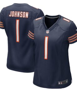 Women's Chicago Bears Jaylon Johnson Navy Game Jersey JS5320 nicesnker