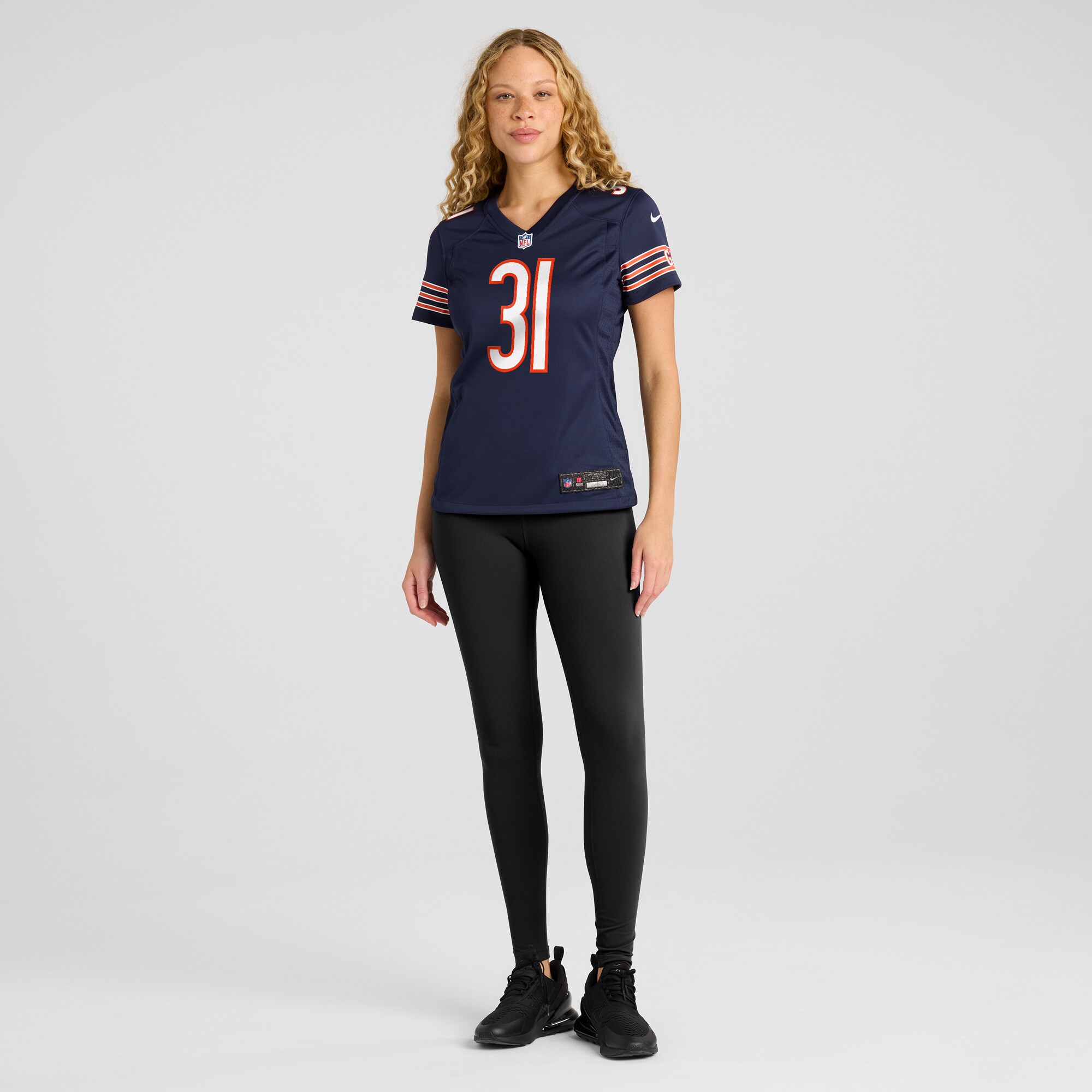 Women's Chicago Bears Jaylon Jones Navy Game Player Jersey JS9313 nicesnker - Image 4