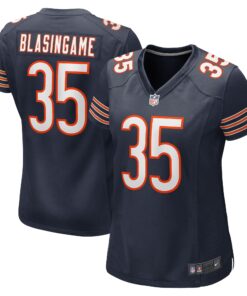 Women's Chicago Bears Khari Blasingame Navy Game Player Jersey JS5236 nicesnker