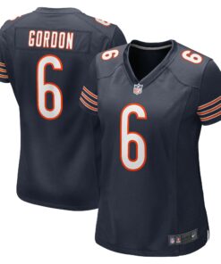 Women's Chicago Bears Kyler Gordon Navy Game Player Jersey JS9157 nicesnker