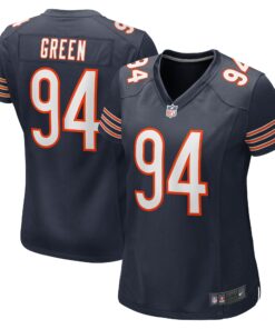 Women's Chicago Bears Rasheem Green Navy Game Jersey JS3718 nicesnker