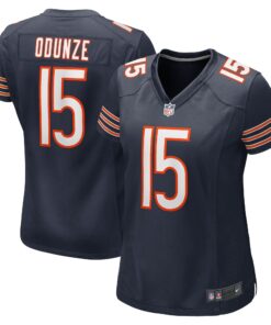 Women's Chicago Bears Rome Odunze Navy Game Jersey JS5706 nicesnker