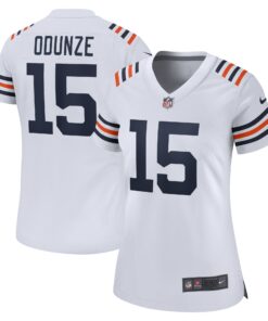 Women's Chicago Bears Rome Odunze White Alternate Game Jersey JS2813 nicesnker