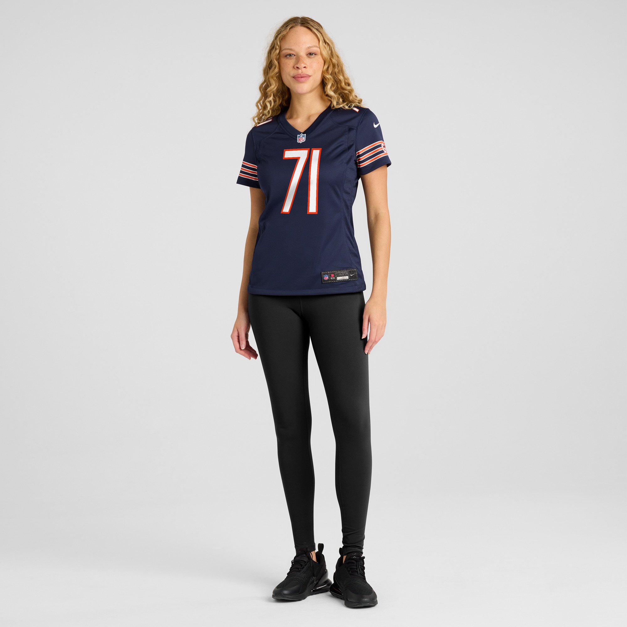 Women's Chicago Bears Ryan Bates Navy Game Jersey JS3002 nicesnker - Image 4
