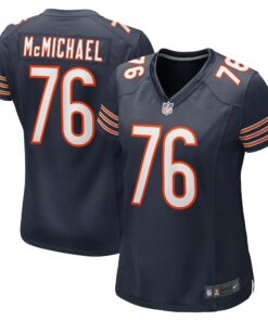 Women's Chicago Bears Steve McMichael Navy Retired Player Game Jersey JS6948 nicesnker