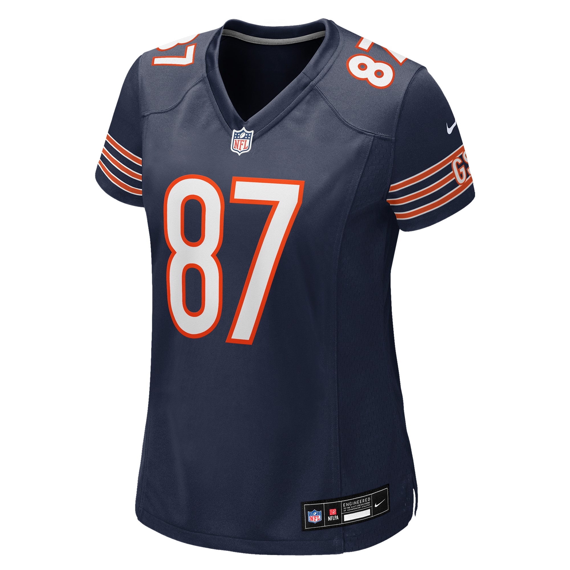 Women's Chicago Bears Tommy Sweeney Navy Game Jersey JS8343 nicesnker - Image 2