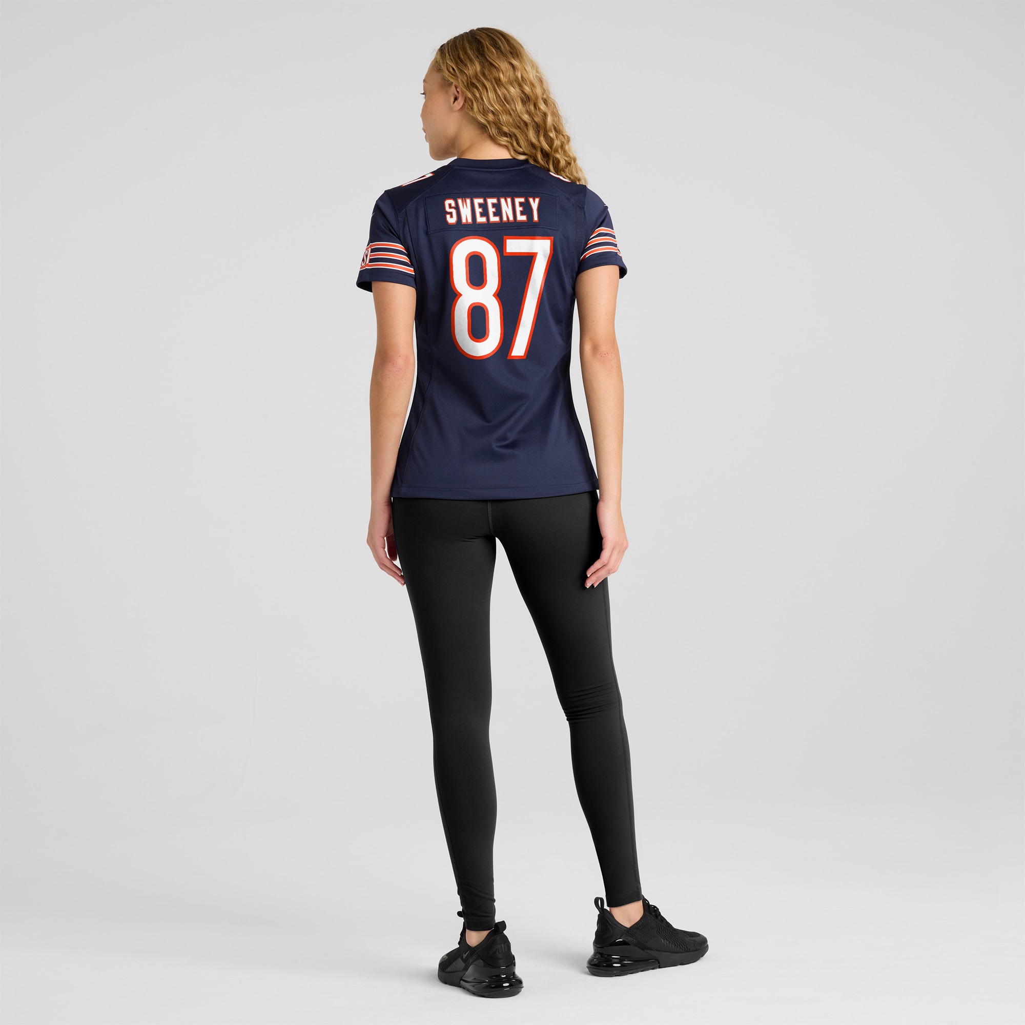 Women's Chicago Bears Tommy Sweeney Navy Game Jersey JS8343 nicesnker - Image 5