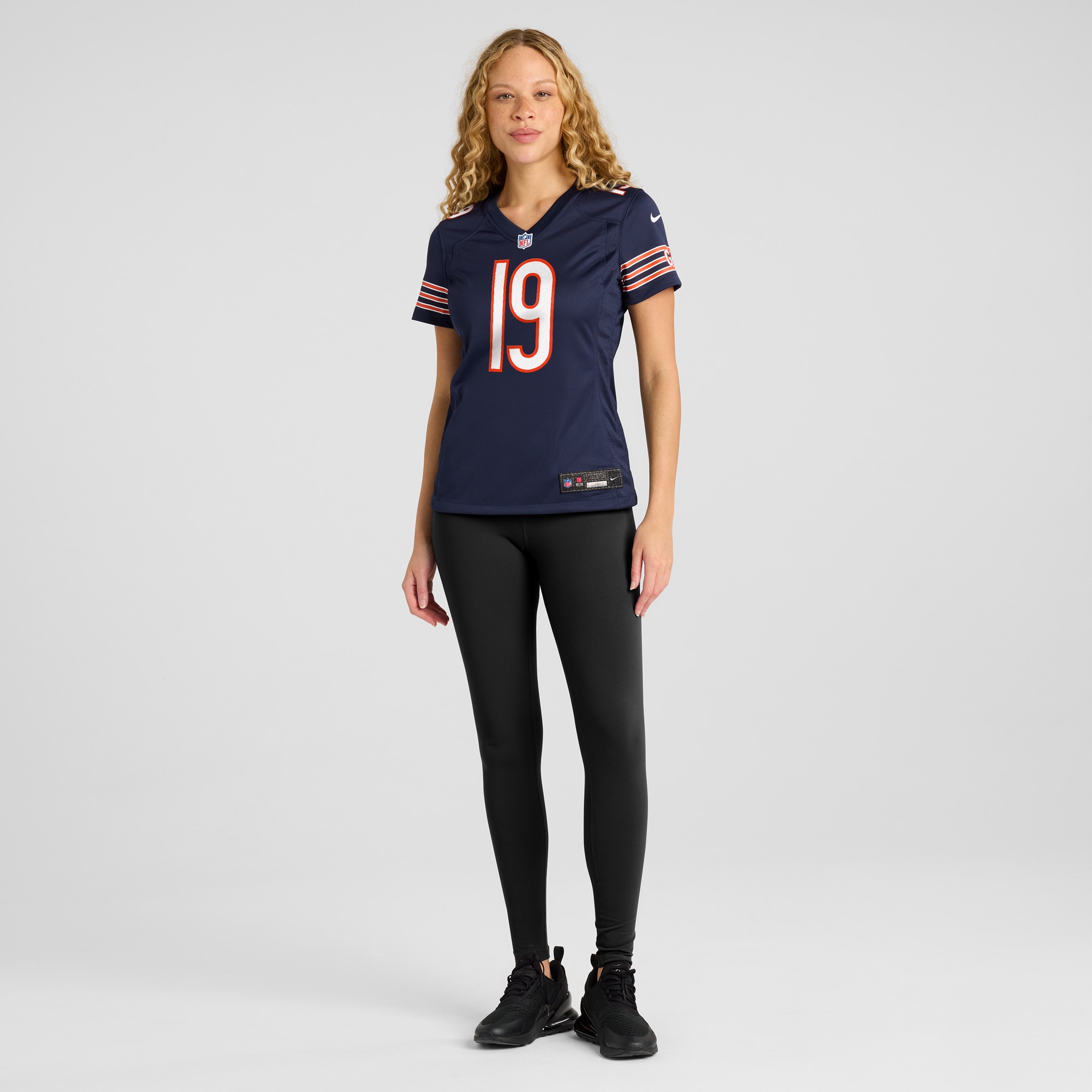 Women's Chicago Bears Tory Taylor Navy Game Jersey JS4513 nicesnker - Image 4