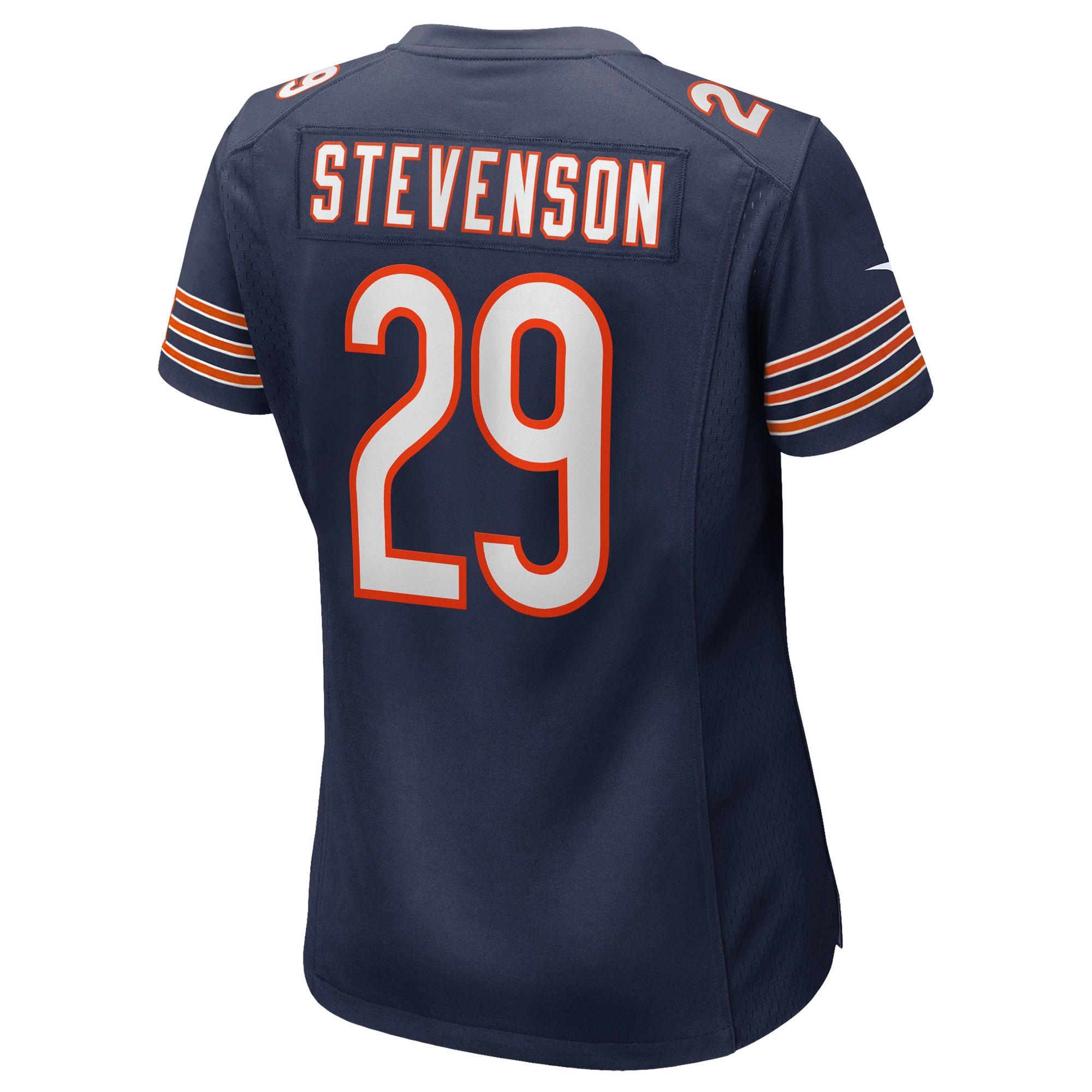 Women's Chicago Bears Tyrique Stevenson Navy Game Jersey JS6138 nicesnker - Image 3