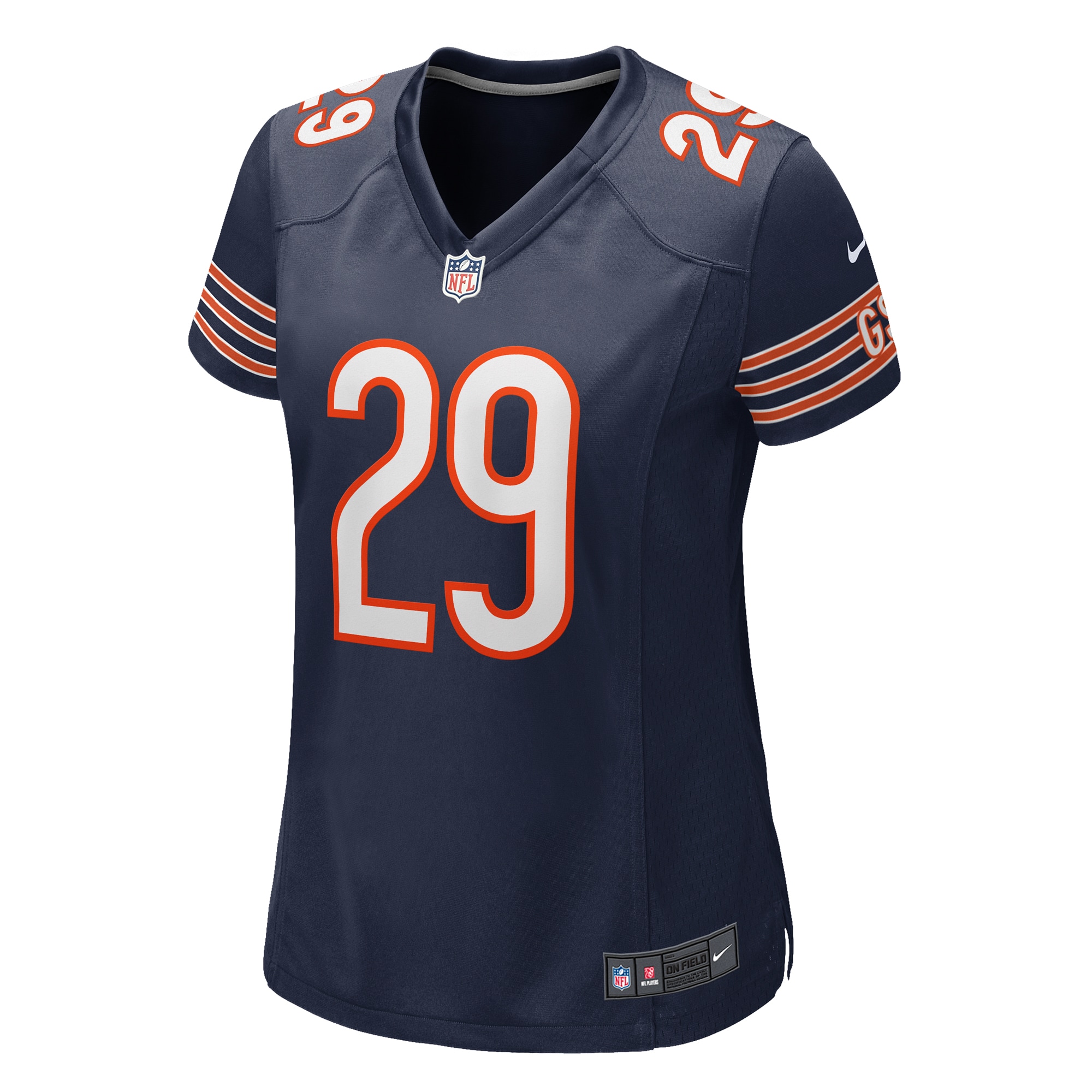 Women's Chicago Bears Tyrique Stevenson Navy Game Jersey JS6138 nicesnker - Image 2