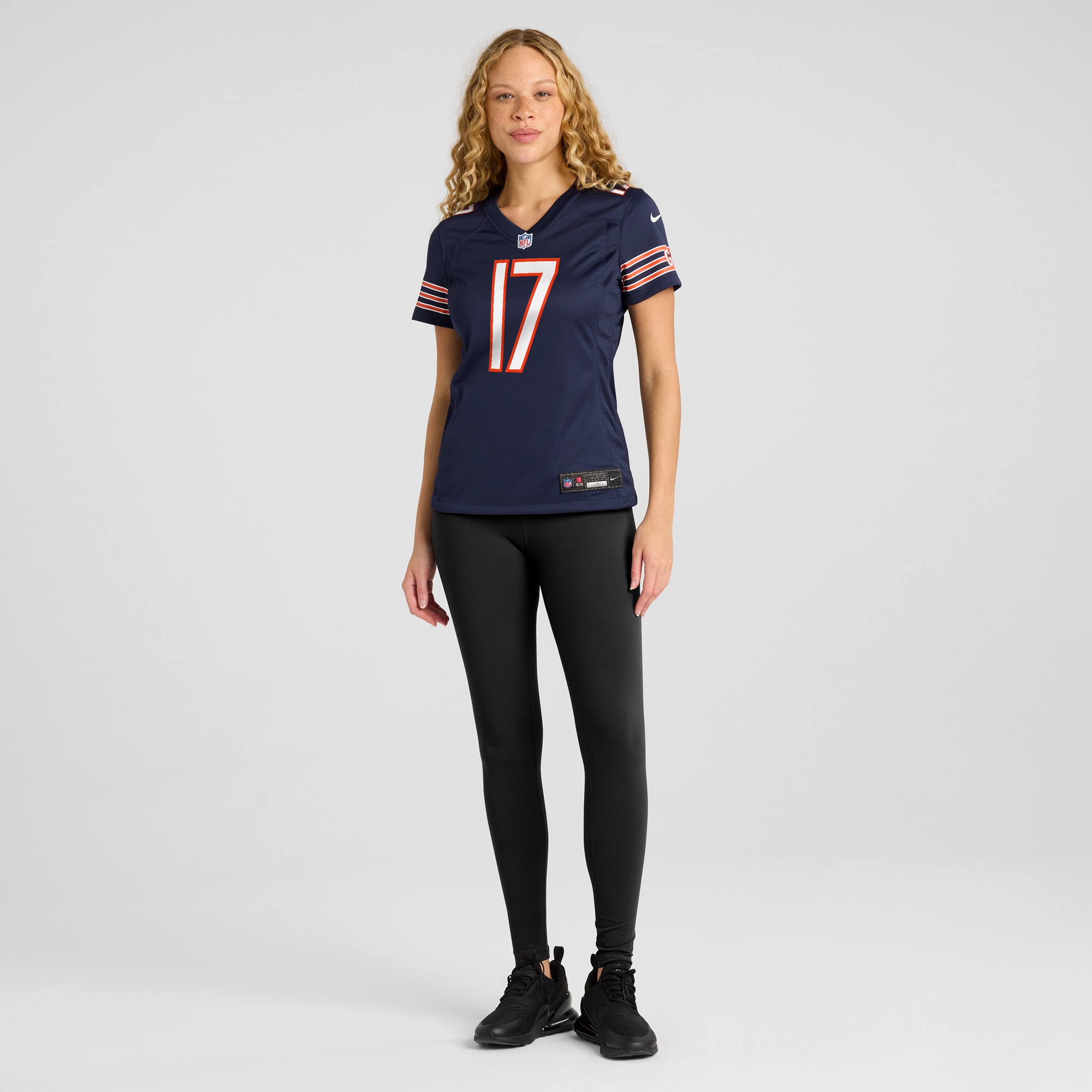 Women's Chicago Bears Tyson Bagent Navy Game Jersey JS1881 nicesnker - Image 4