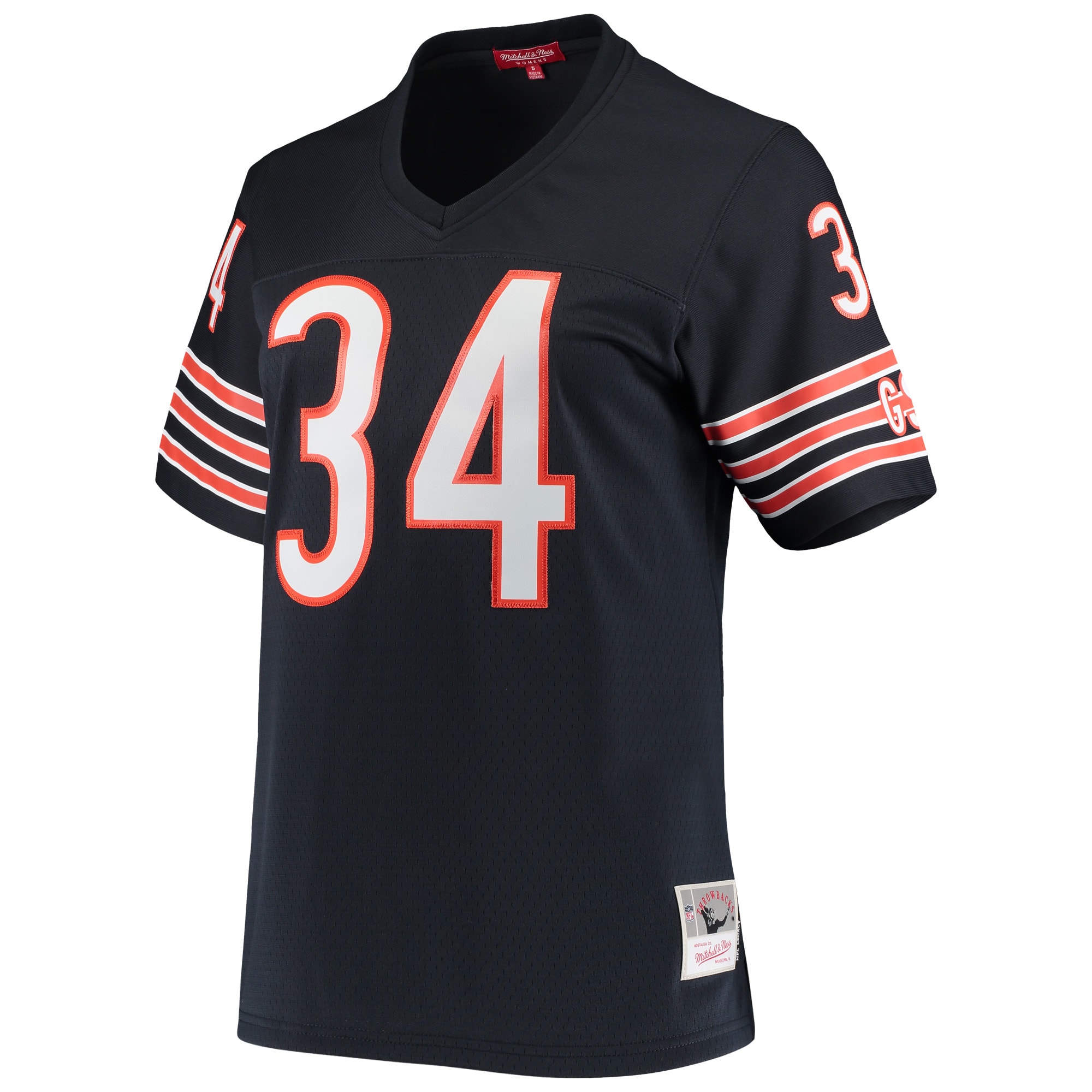 Women's Chicago Bears Walter Payton Mitchell & Ness Navy 1985 Legacy Jersey JS8141 nicesnker - Image 2