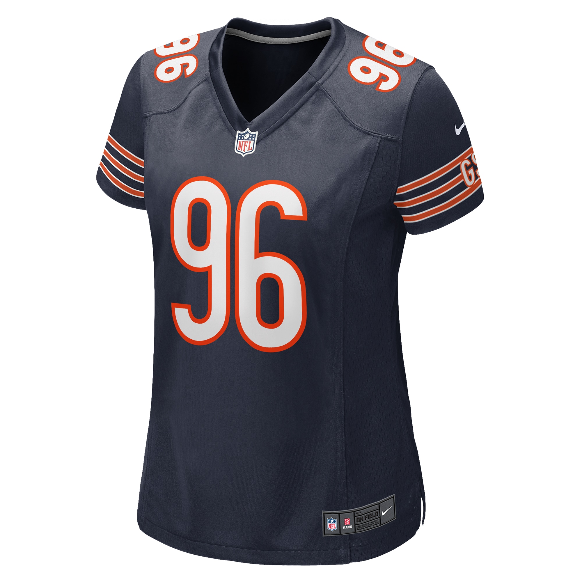 Women's Chicago Bears Zacch Pickens Navy Team Game Jersey JS5533 nicesnker - Image 2