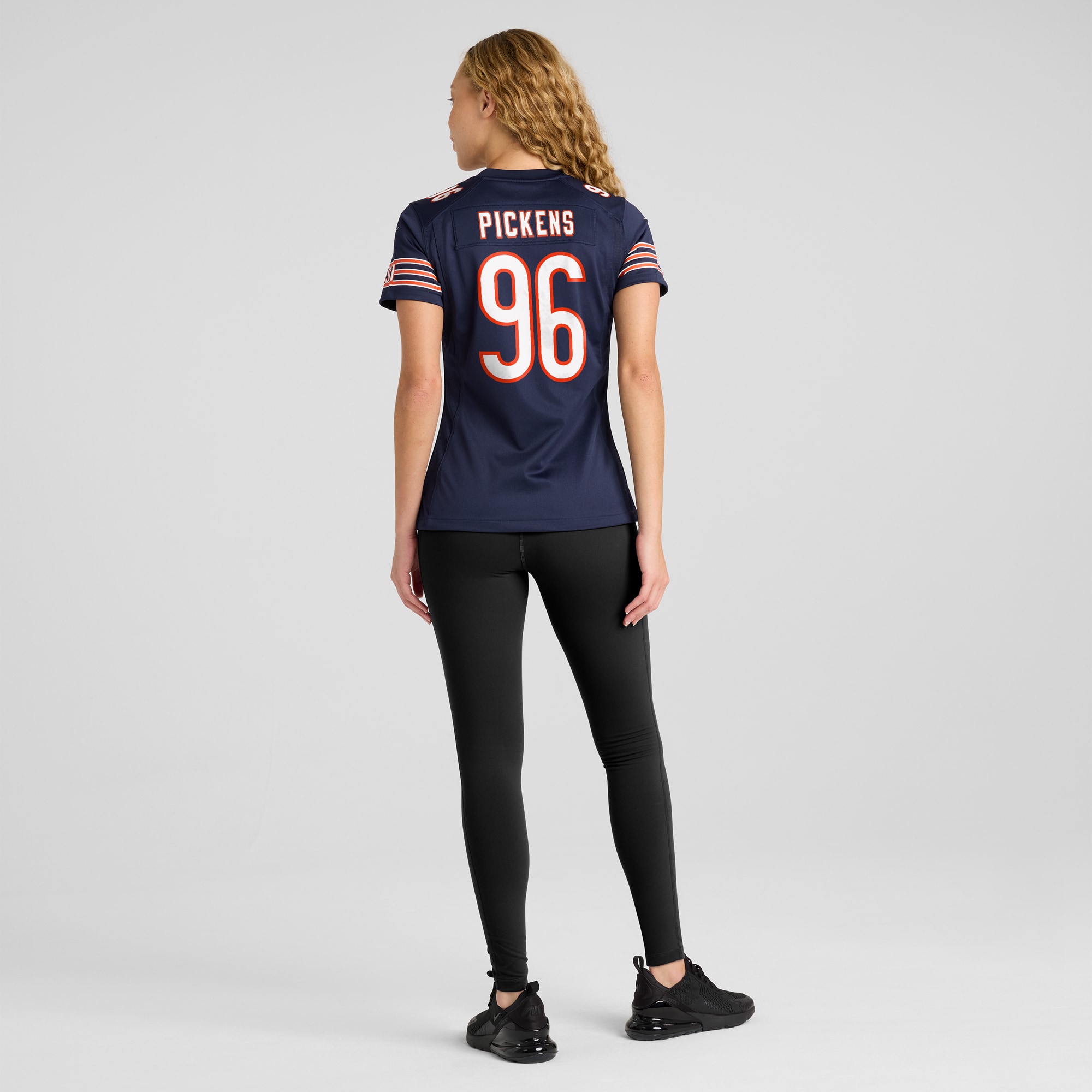 Women's Chicago Bears Zacch Pickens Navy Team Game Jersey JS5533 nicesnker - Image 5