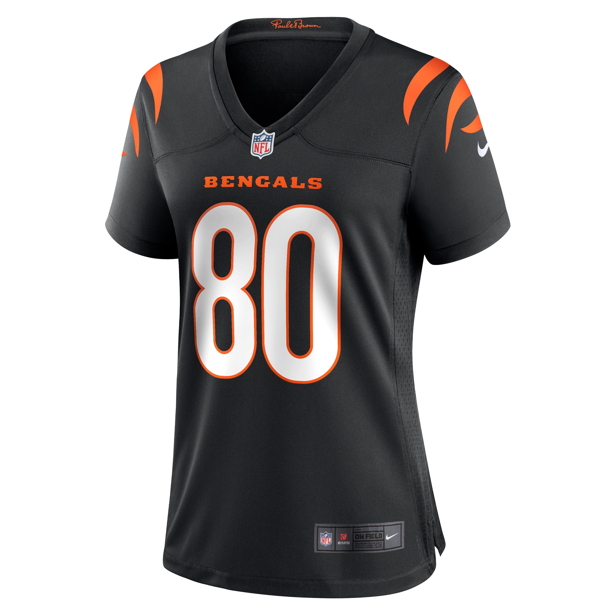 Women's Cincinnati Bengals Andrei Iosivas Black Team Game Jersey JS6984 nicesnker - Image 2