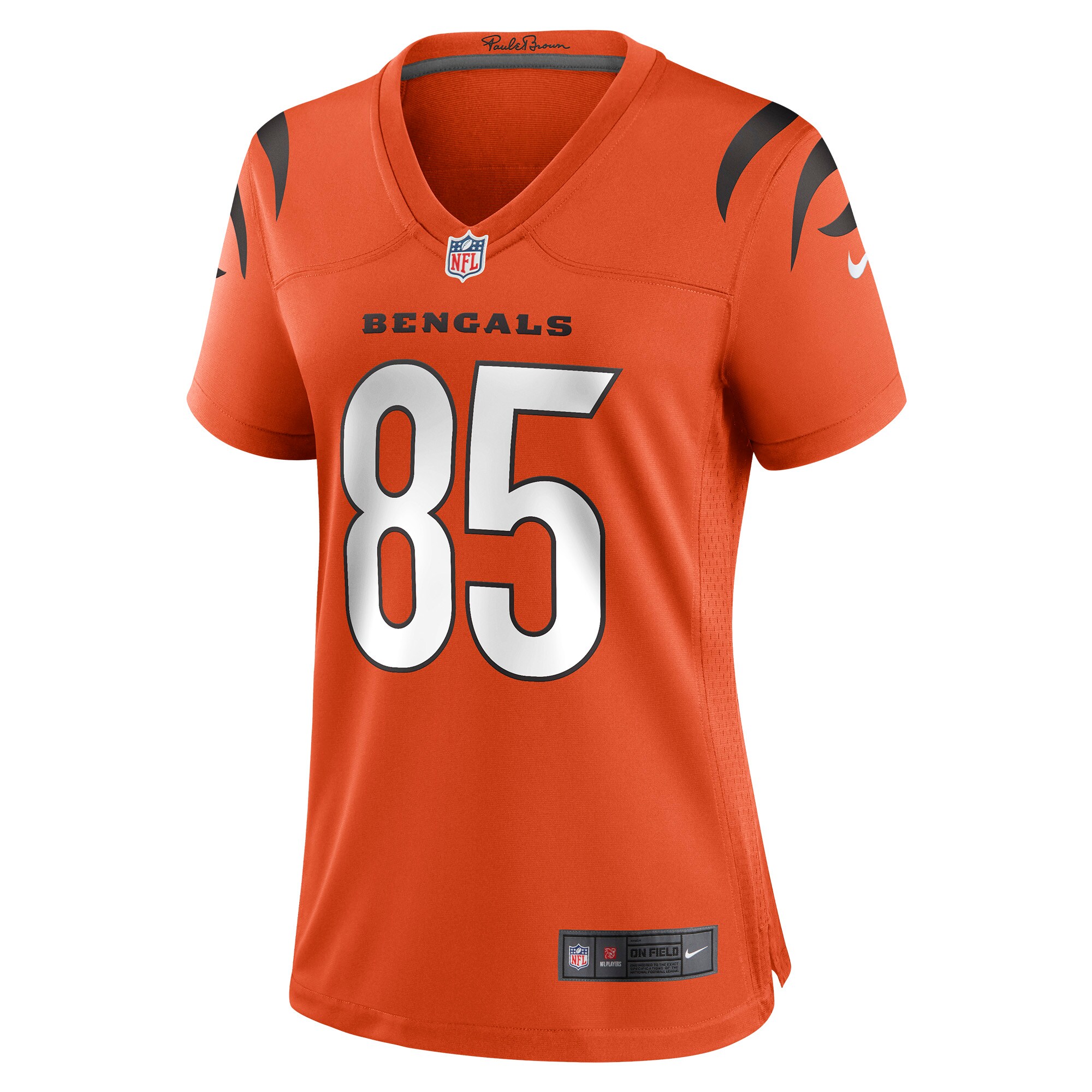 Women's Cincinnati Bengals Chad Johnson Orange Retired Game Jersey JS4311 nicesnker - Image 2