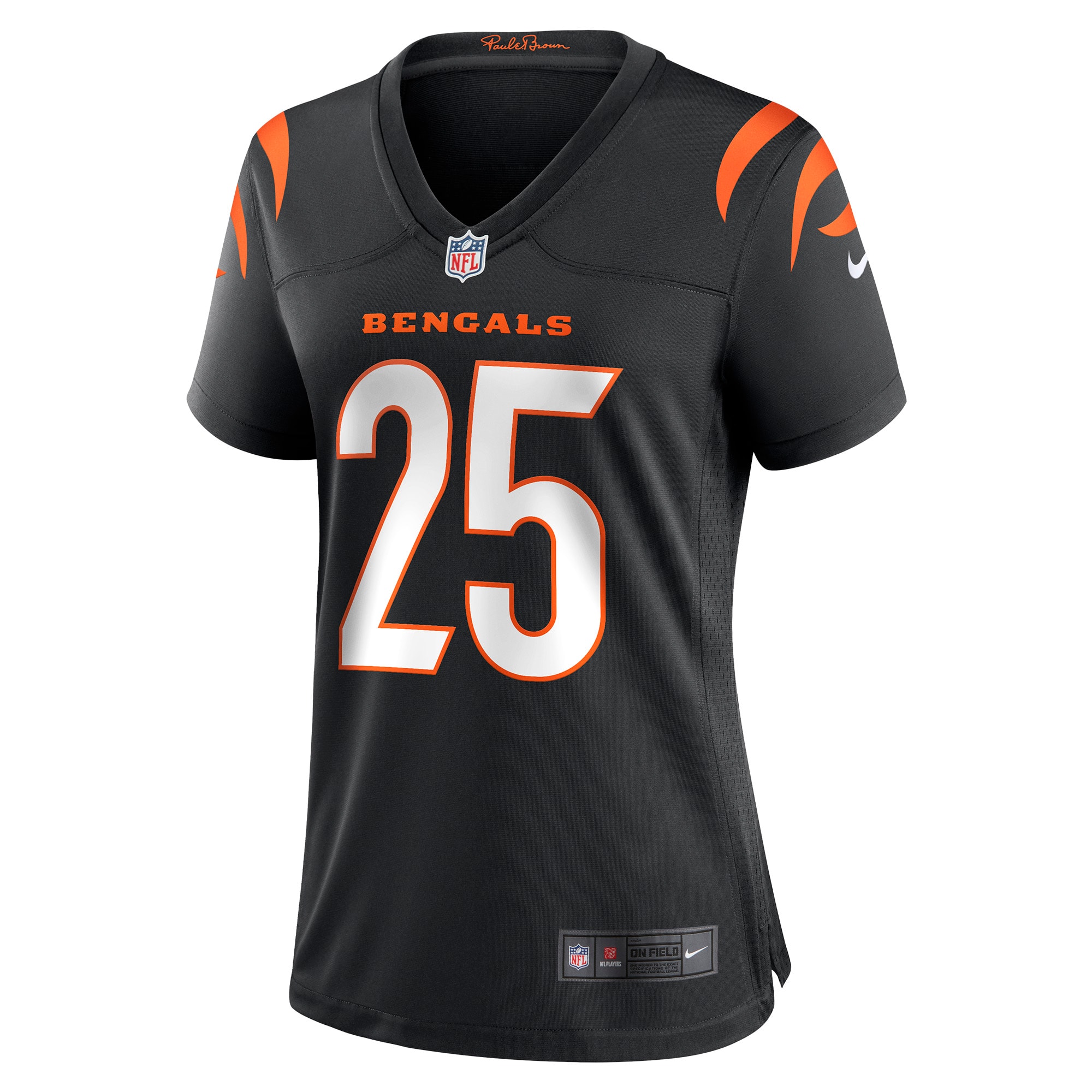 Women's Cincinnati Bengals Chris Evans Black Game Jersey JS9482 nicesnker - Image 2