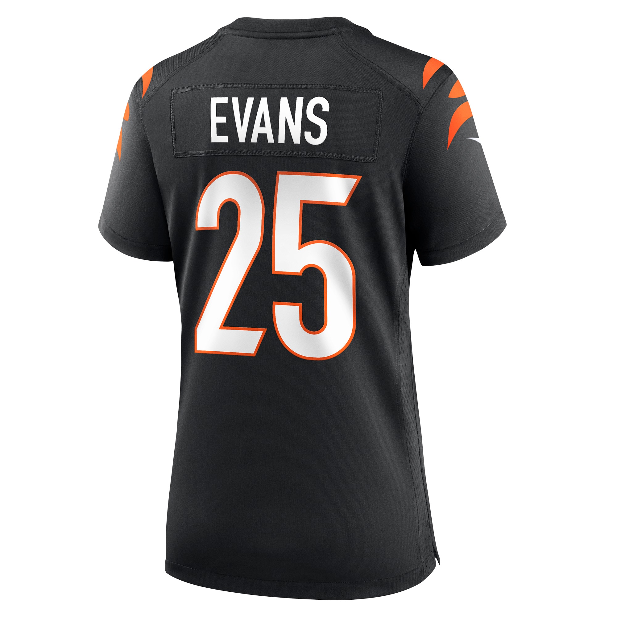 Women's Cincinnati Bengals Chris Evans Black Game Jersey JS9482 nicesnker - Image 3