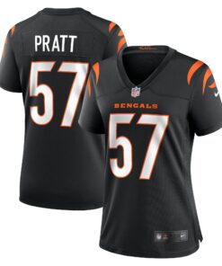 Women's Cincinnati Bengals Germaine Pratt Black Game Jersey JS9987 nicesnker