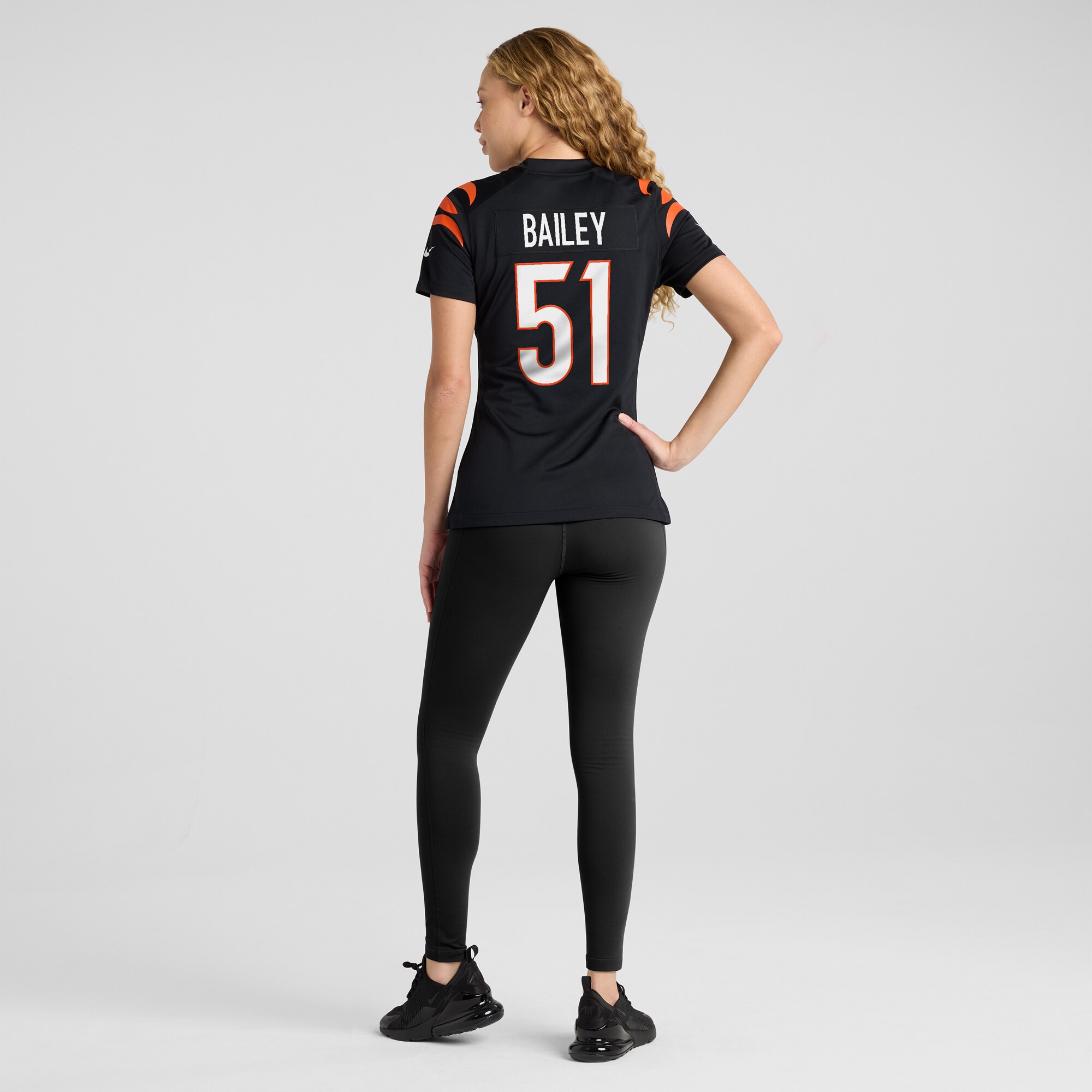 Women's Cincinnati Bengals Markus Bailey Black Game Jersey JS9832 nicesnker - Image 5