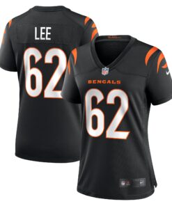 Women's Cincinnati Bengals Matt Lee Black Game Jersey JS4090 nicesnker